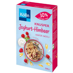 Подходящ за: Специален повод Kölln Мюсли с кисело мляко и малини 500 гр